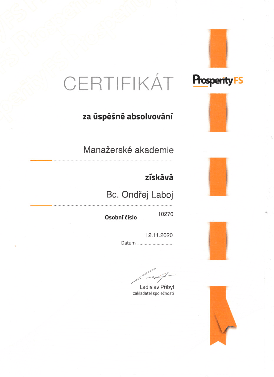 Certifikát 4